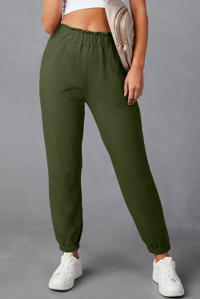 Elastic Waist Drawstring Joggers with Pockets – Trendsi Trends